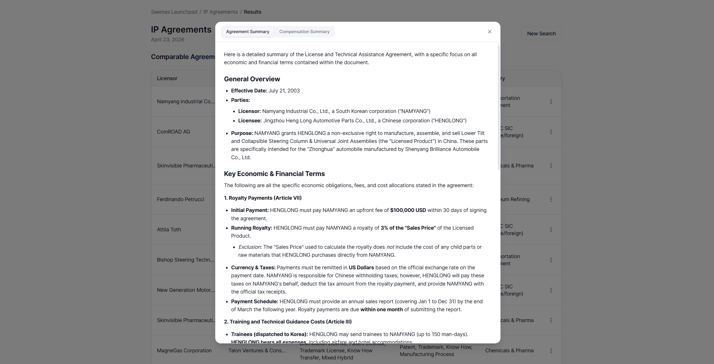 IP Structuring and Agreements 3